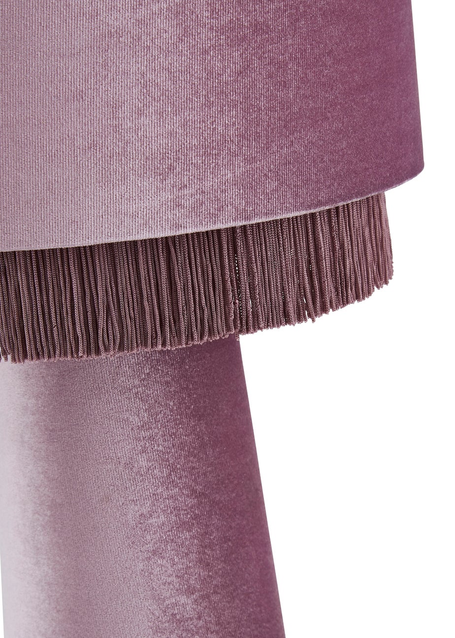 Inlight Fringed Table Lamp (37cm x 25cm)