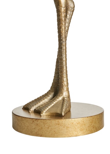 Inlight Ostrich Feather Table Lamp (50cm x 30cm x 30cm)