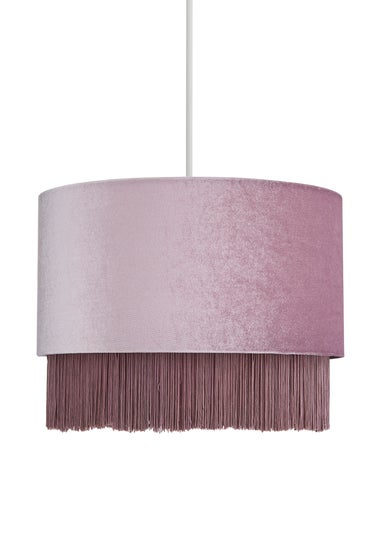 Inlight Fringed Easy Fit Lamp Shade (19cm x 38cm)