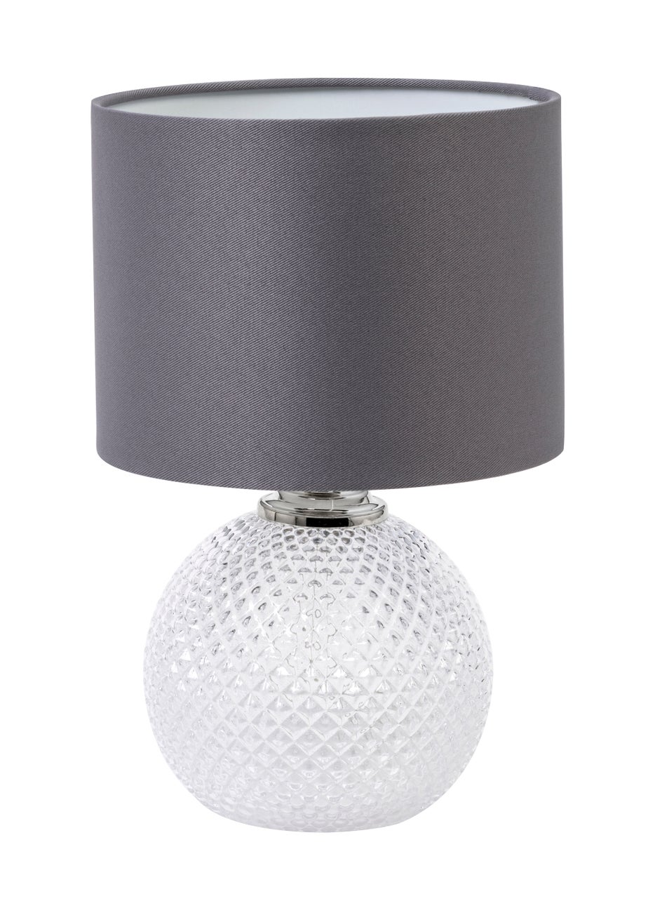 Inlight Clear Glass Table Lamp (31cm x 20cm)