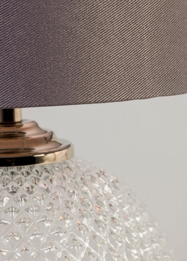 Inlight Clear Glass Table Lamp (31cm x 20cm)