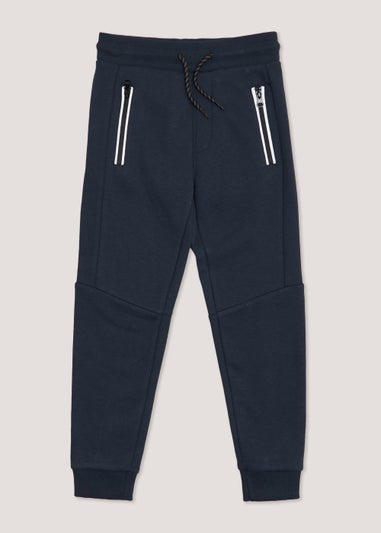 Boys Navy Mesh Joggers (4-16yrs)