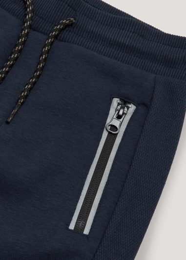 Boys Navy Mesh Joggers (4-16yrs)