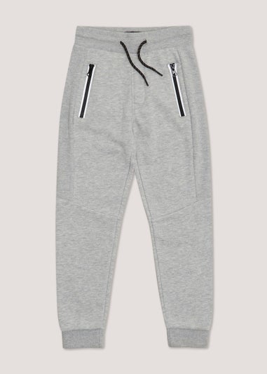 Boys Grey Mesh Joggers (4-16yrs)