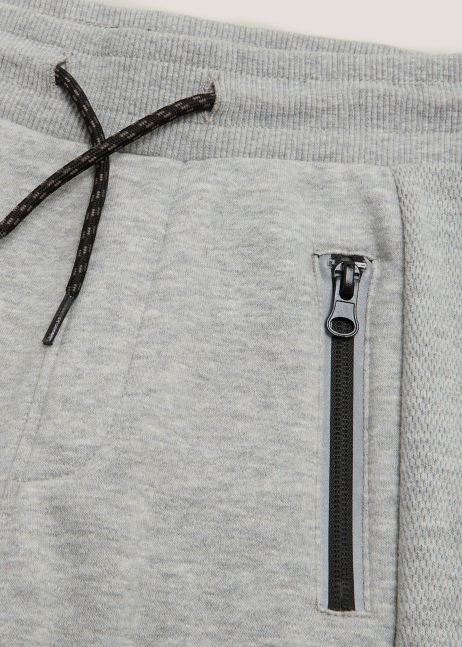 Boys Grey Mesh Joggers (4-16yrs)