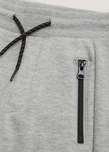 Boys Grey Mesh Joggers (4-16yrs)