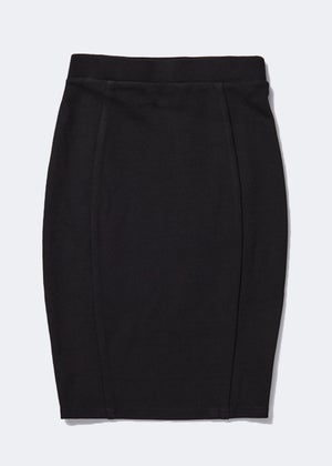 Girls Black School Tube Skirt (8-16yrs)