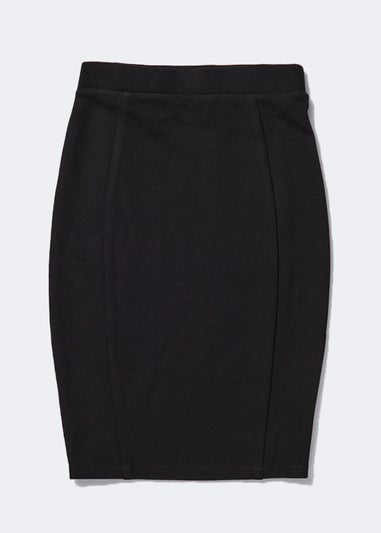 Girls Black School Tube Skirt (8-16yrs)