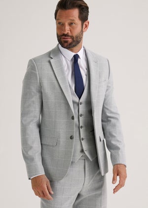 Taylor & Wright Grey Jackman Skinny Fit Suit Jacket