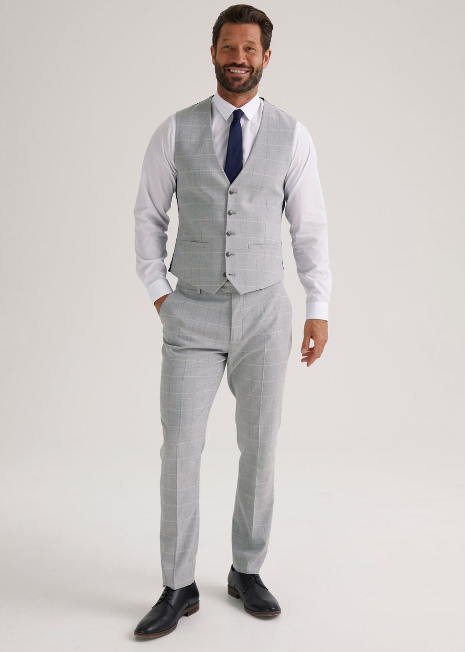 Taylor & Wright Grey Jackman Skinny Fit Suit Trousers