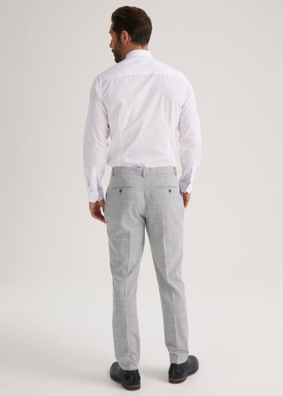 Taylor & Wright Grey Jackman Skinny Fit Suit Trousers