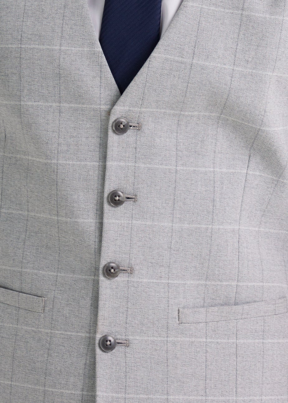 Taylor & Wright Grey Jackman Suit Waistcoat