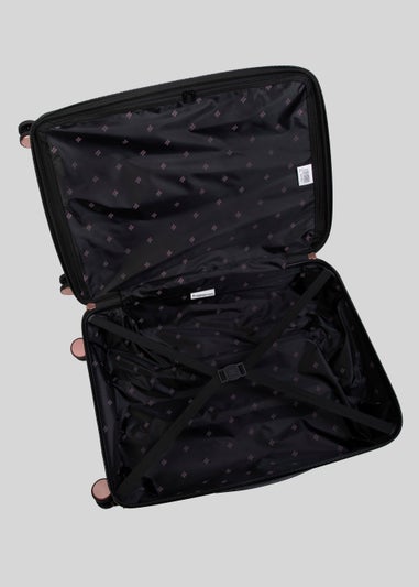 IT Luggage Pink 3D Floral Suitcase