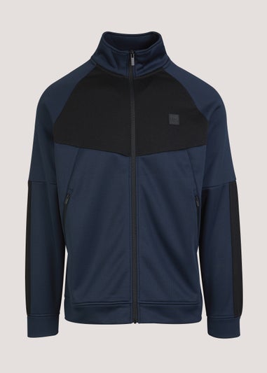 US Athletic Navy Zip Up Sweatshirt