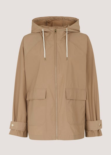 Beige Parka Coat