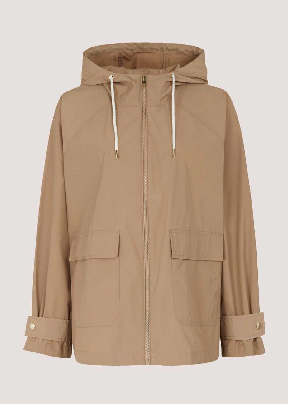Beige Parka Coat