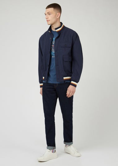 Ben Sherman Blue Retro Print T-Shirt