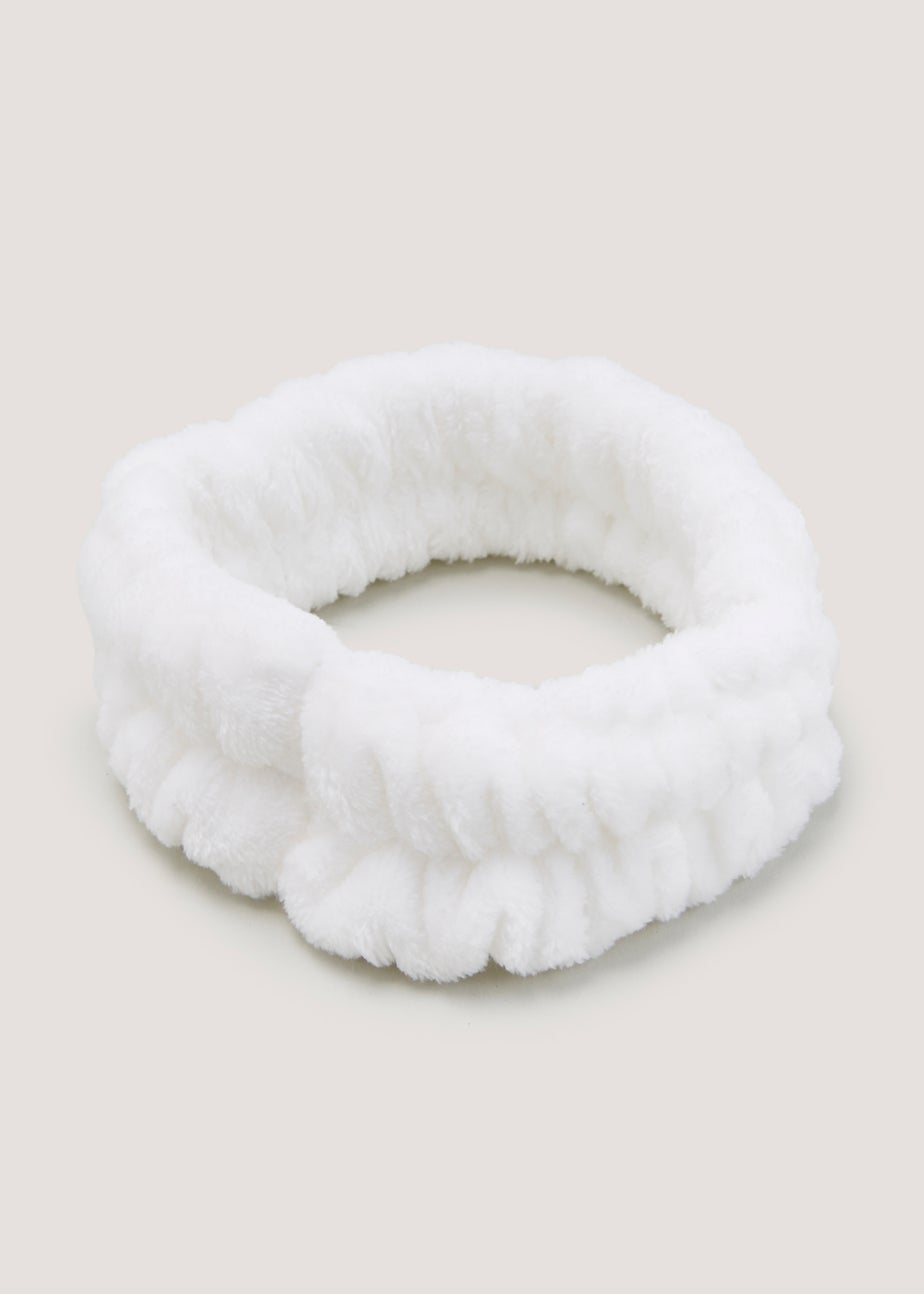 Beauty Collective White Makeup Headband