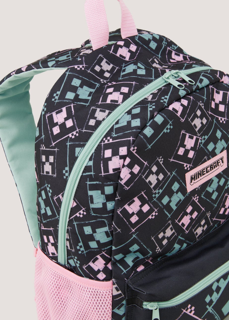 Kids Black Minecraft School Backpack