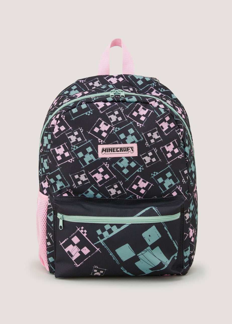 Kids Black Minecraft School Backpack