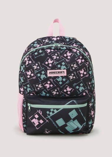Kids Black Minecraft School Backpack