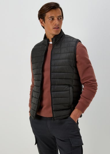 Black Puffer Gilet