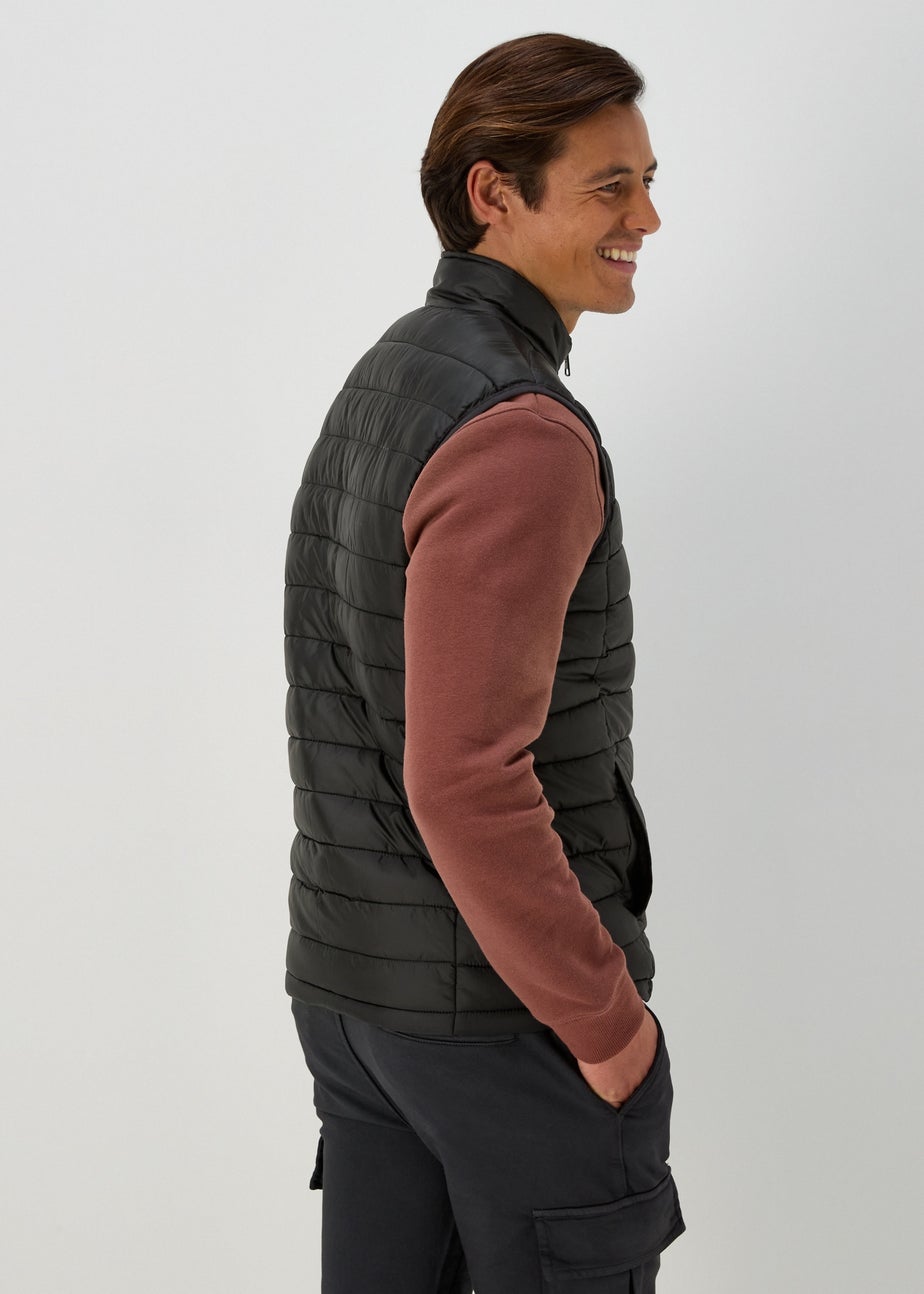 Black Puffer Gilet