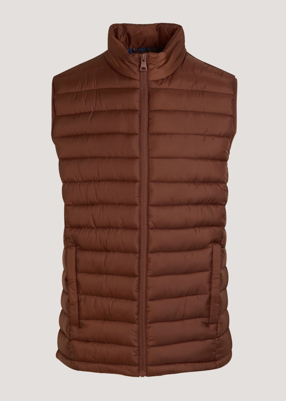 Rust Puffer Gilet