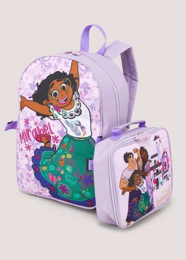 Kids Lilac Disney Encanto School Backpack & Lunch Bag Set