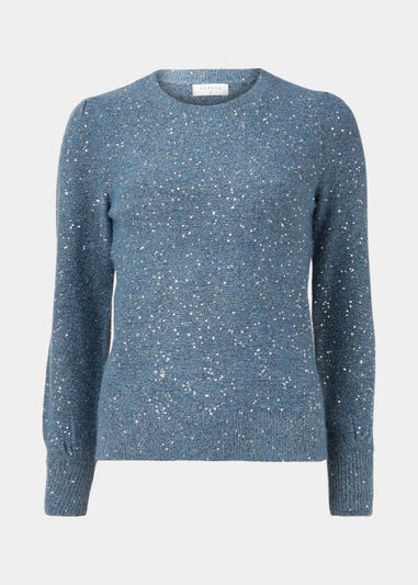 Navy Metallic Jumper
