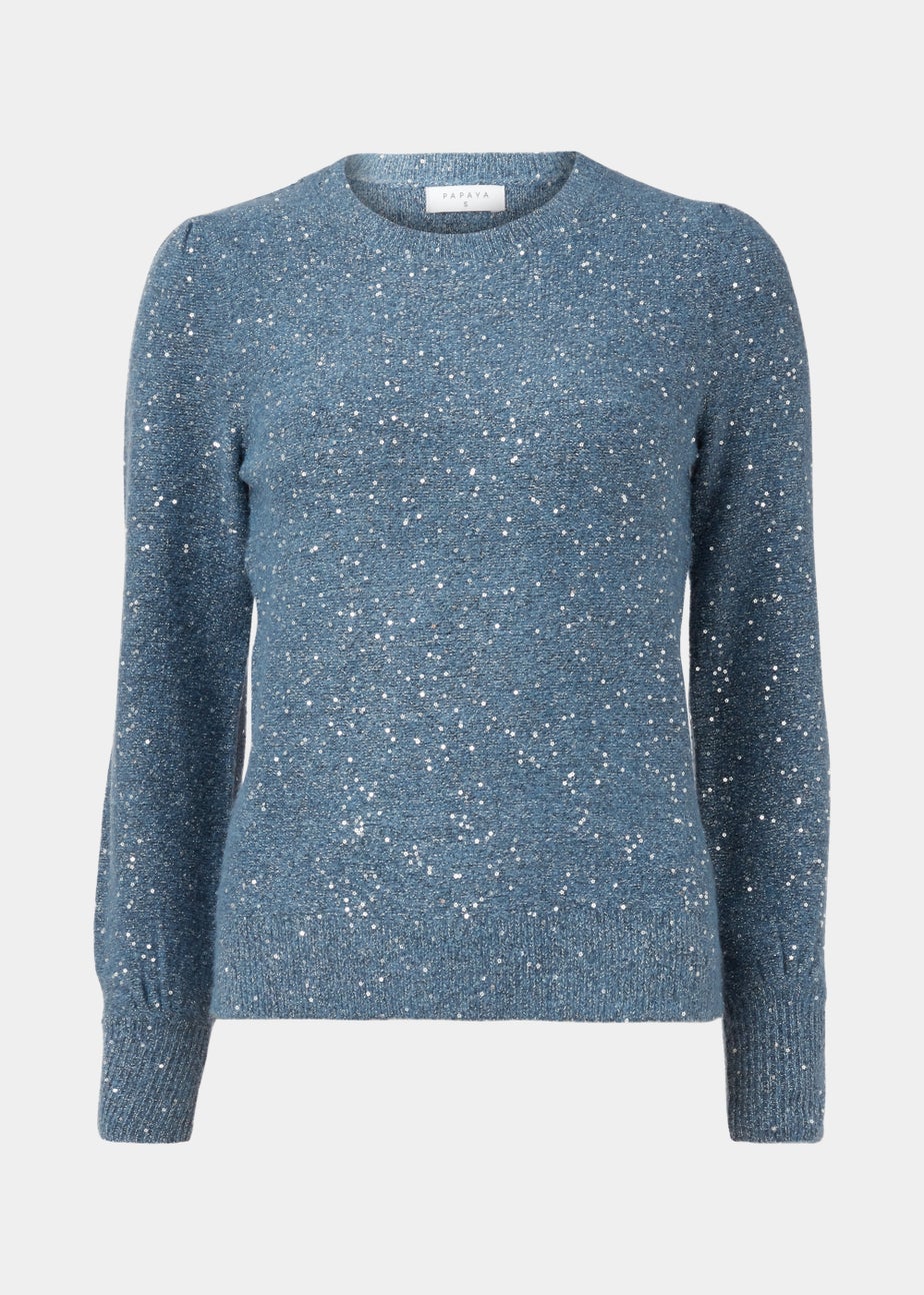Navy Metallic Jumper