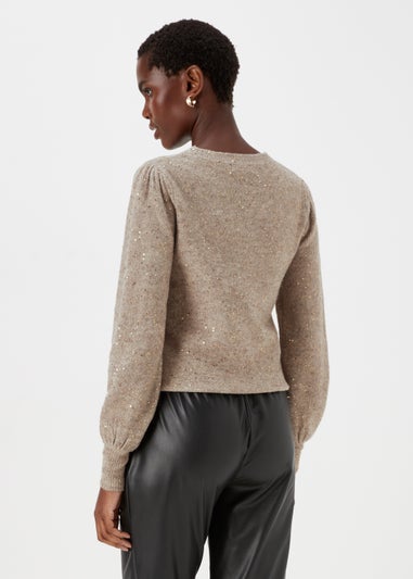 Brown Metallic Jumper