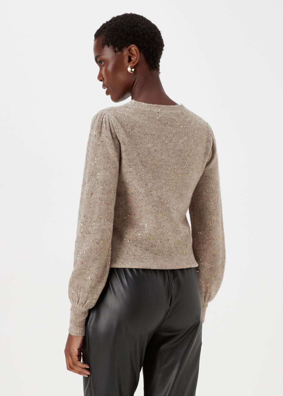 Brown Metallic Jumper