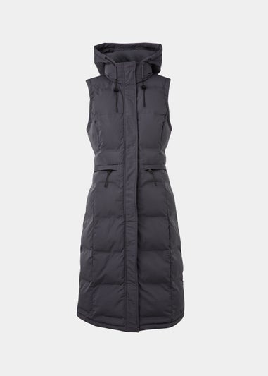 Grey Long Shower Resistant Gilet