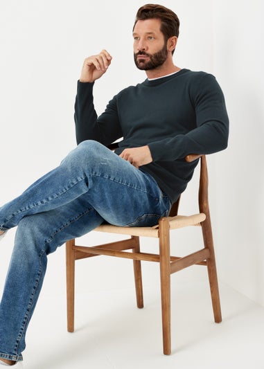 Navy Soft Touch Crew Neck Jumper