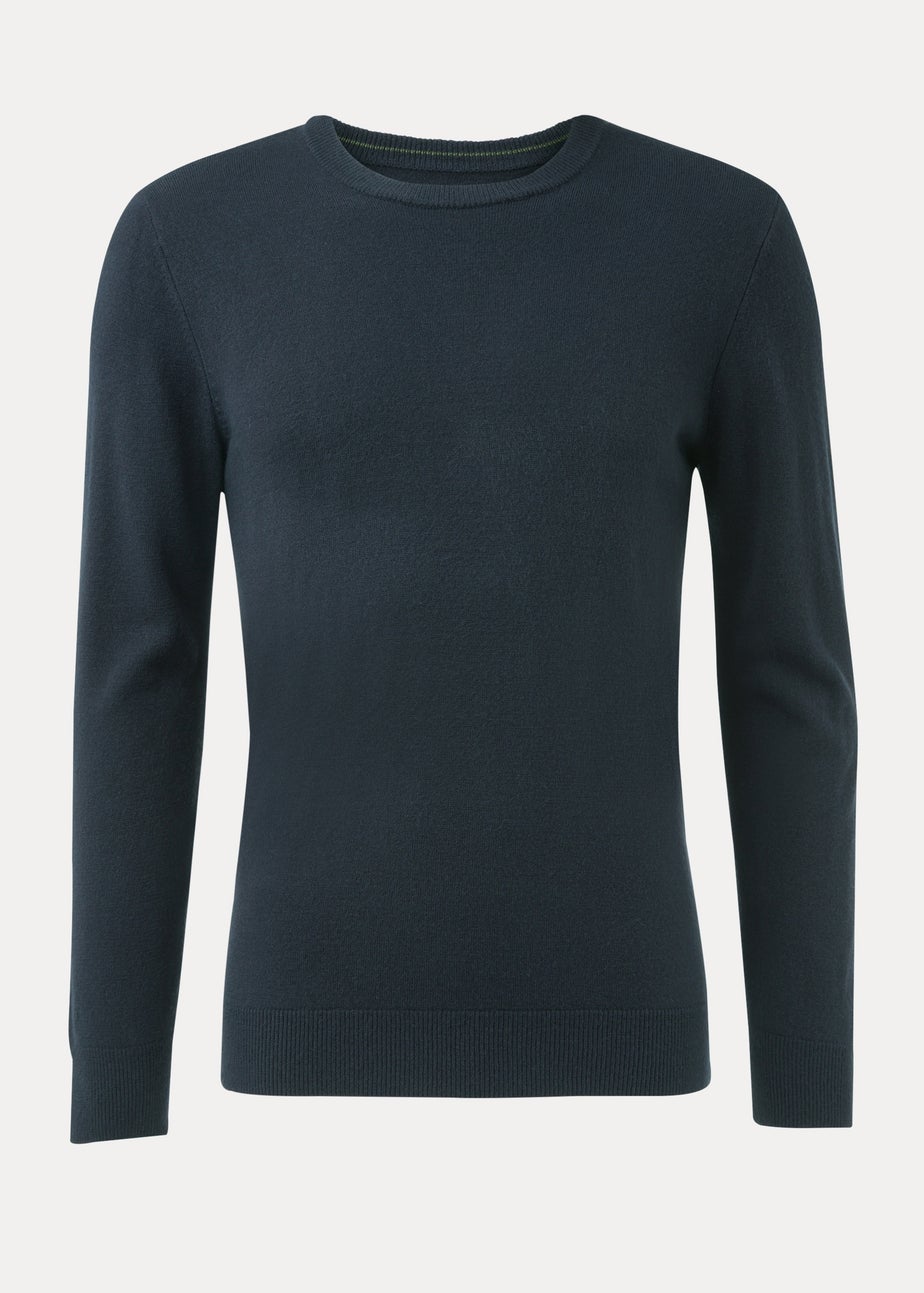 Navy Soft Touch Crew Neck Jumper