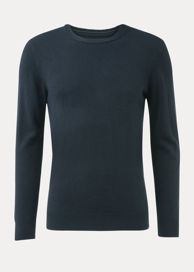 Navy Soft Touch Crew Neck Jumper