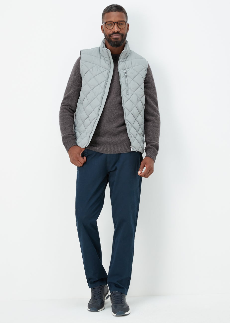 Lincoln Charcoal 100% Lambswool Crewneck Jumper