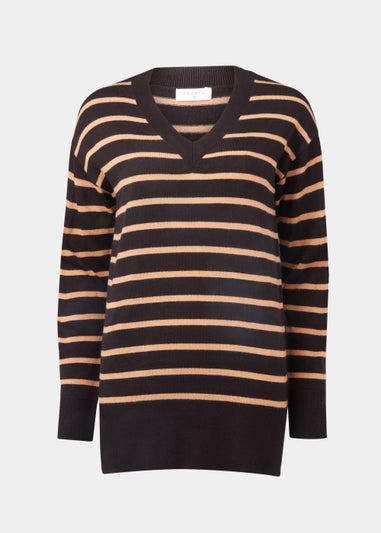 Black Stripe Soft Touch Jumper