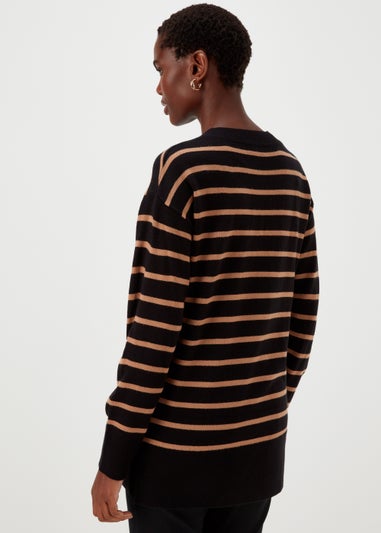 Black Stripe Soft Touch Jumper