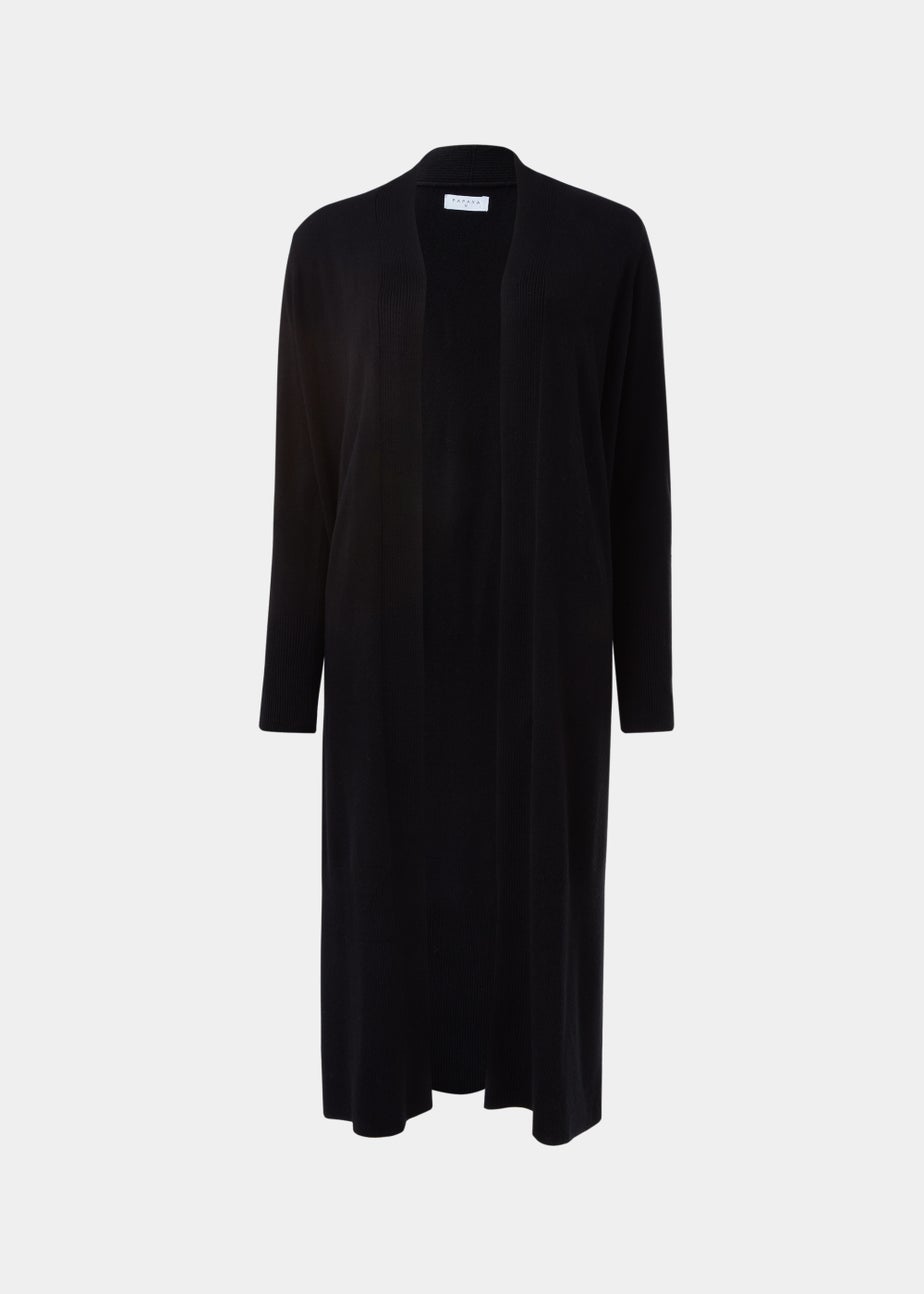 Black longline Cardigan