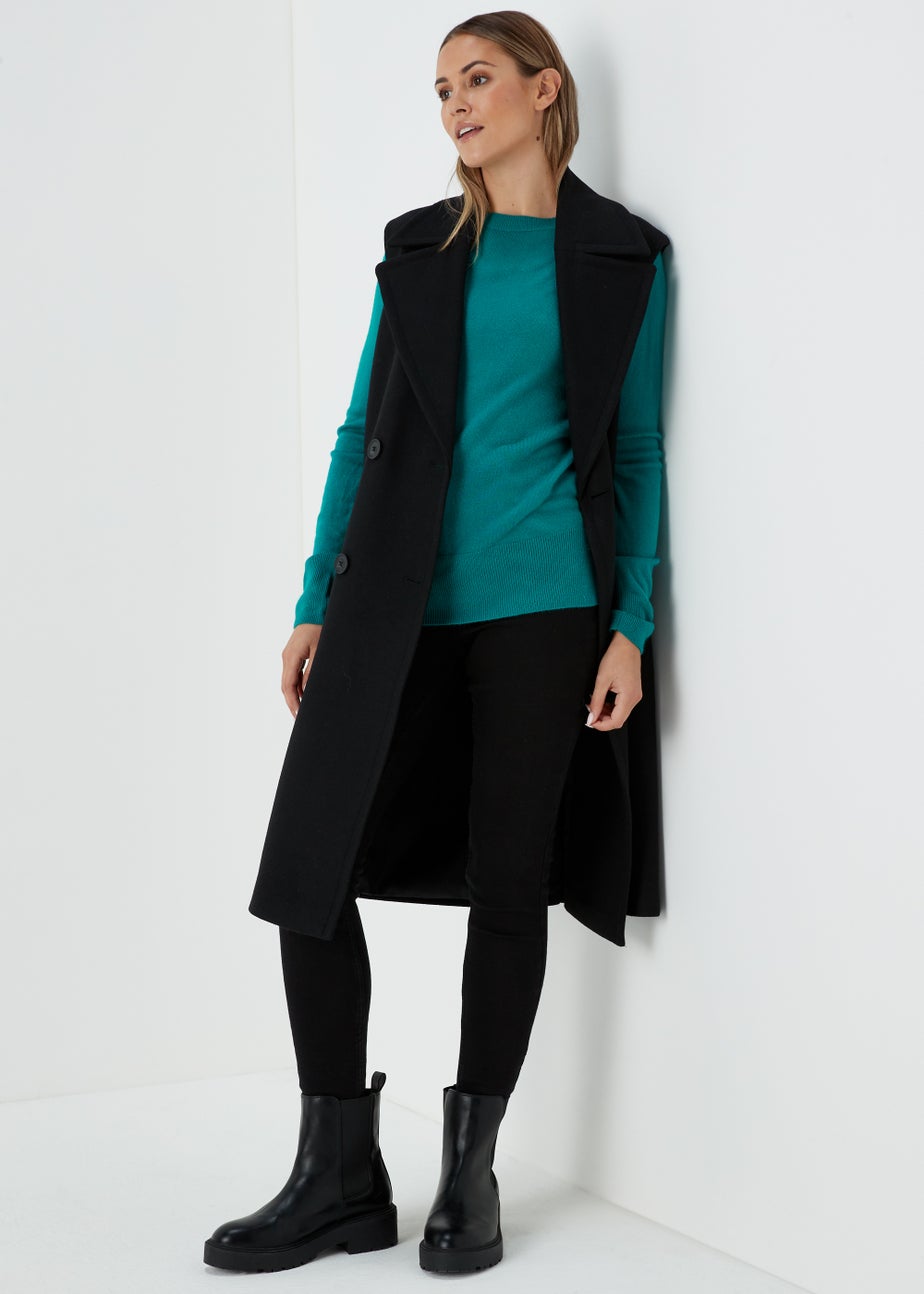 Teal Super Soft Round Neck Jumper