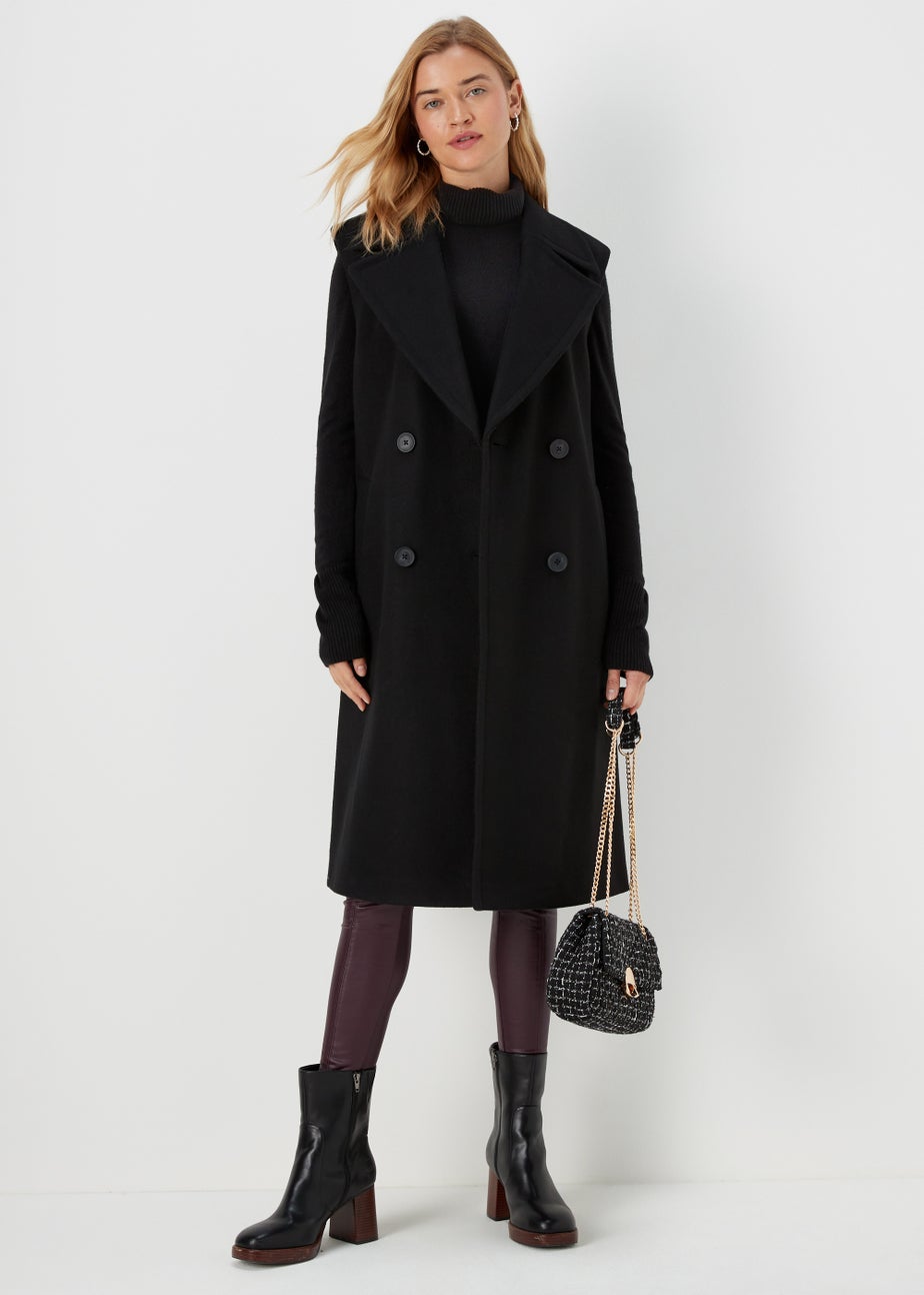 Black Super Soft Roll Neck Jumper