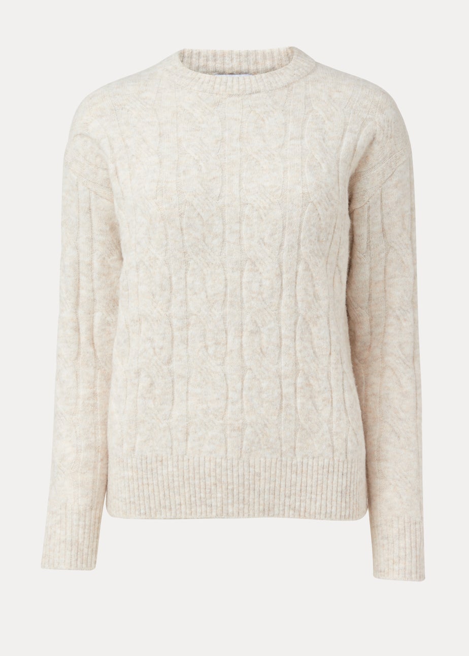 Cream Cable Knit Jumper