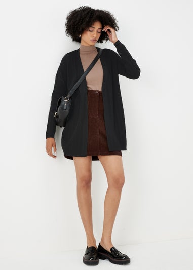 Black Baby Cable Cardigan