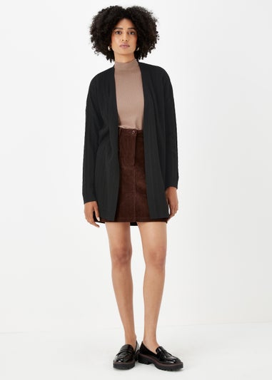 Black Baby Cable Cardigan