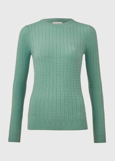 Green Baby Cable Jumper