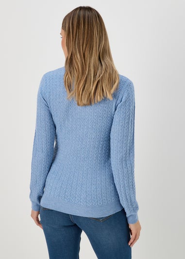 Blue Baby Cable Jumper