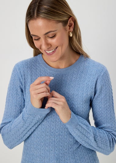 Blue Baby Cable Jumper
