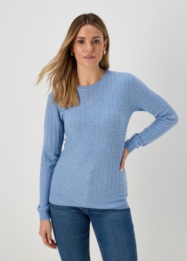 Blue Baby Cable Jumper
